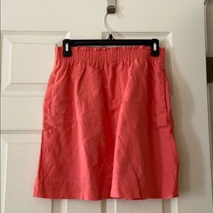 Coral J Crew Skirt